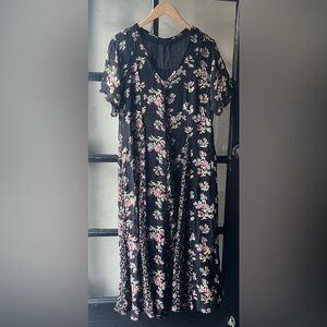 90’s Starina Romantic Floral Grunge Dress